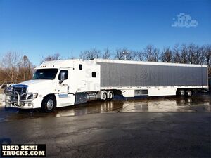 2016 Freightliner Cascadia 125 Sleeper Cab Semi Truck 505hp Detroit DT12.