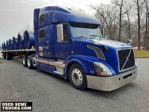 2010 Volvo VNL 780 Sleeper Truck with 53' Utility Combo Trailer.